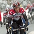Frank Schleck stretches the peloton during the 3rd stage of Paris-Nice 2005